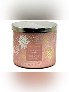 Empty Glass Jar CHAMPAGNE TOAST